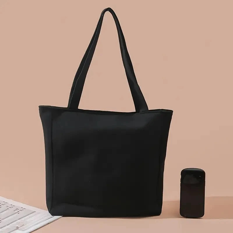 Embroidered Canvas Tote Bag – Ethnic Floral & Phoenix Shoulder Bag