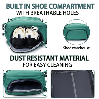 Large Capacity Travel Backpack with Luggage Strap for Women
