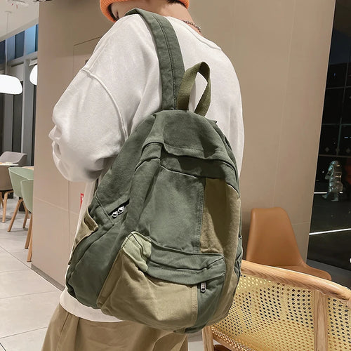Canvas Backpack for Women – Cute Kawaii College & Travel Laptop Bag