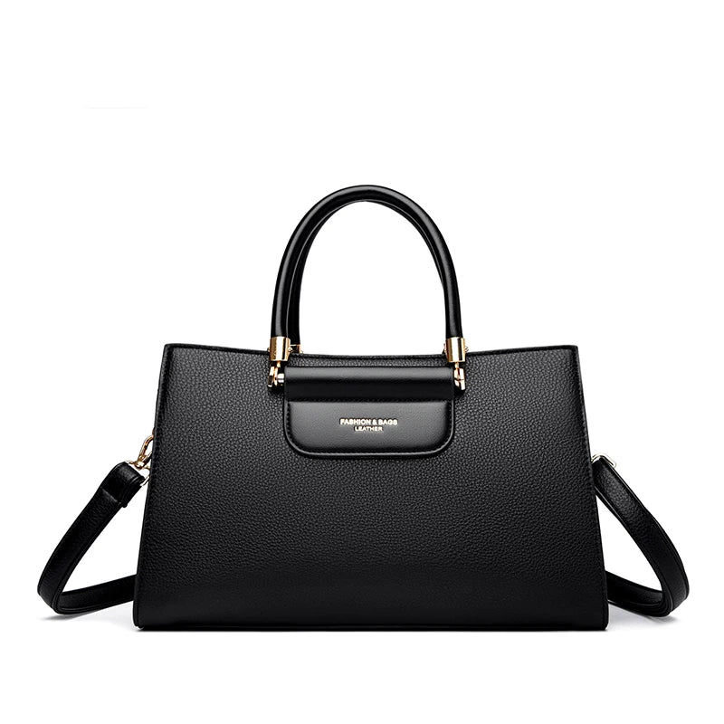 Large Leather Handbag for Women – Designer Tote & Shoulder Bag