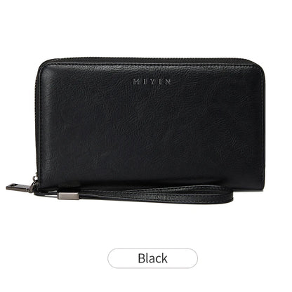 RFID Blocking Women's Long Clutch Wallet – Zip Wristlet Purse