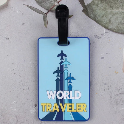 Silicone Luggage Tag – Colorful PVC Travel Bag ID Holder