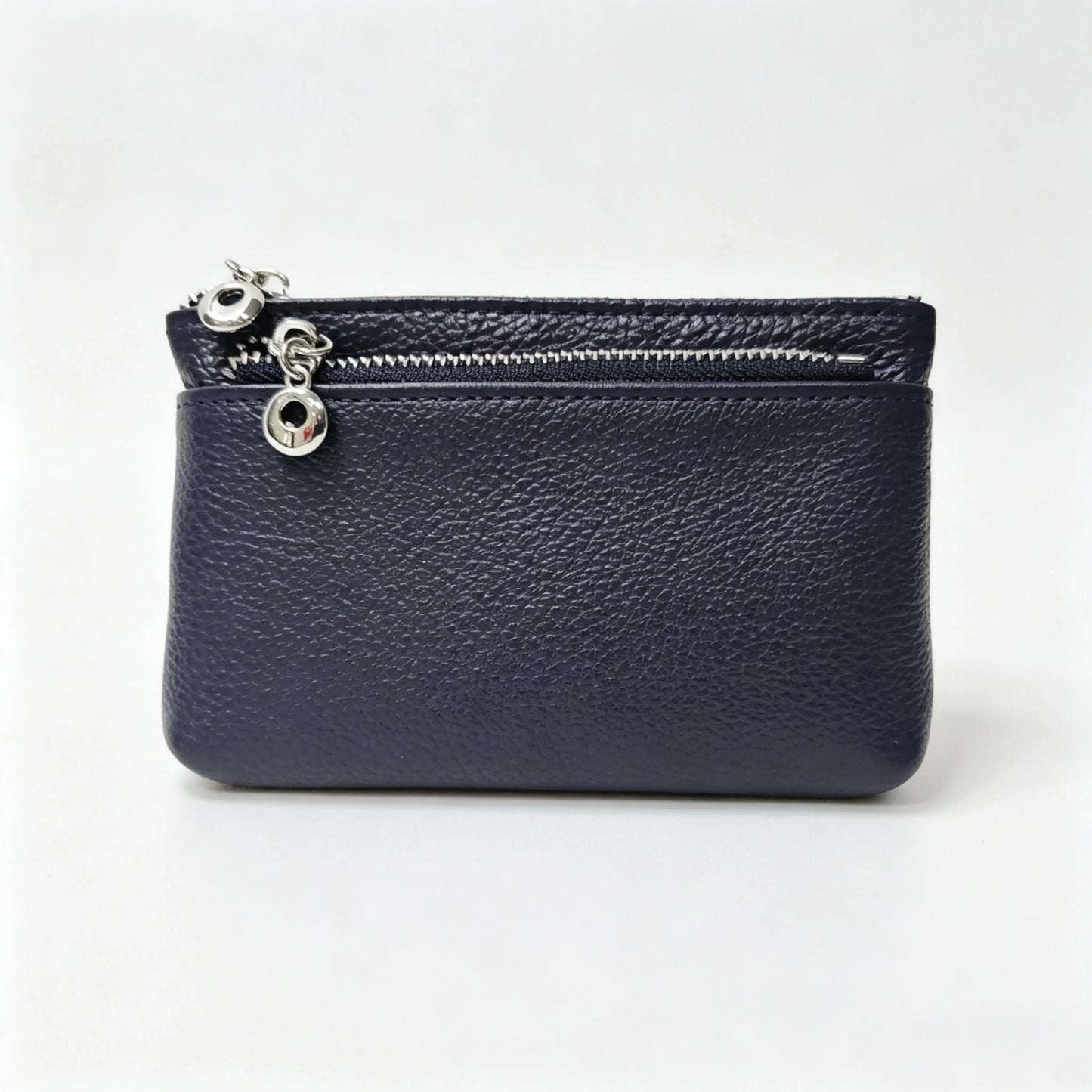 Genuine Leather Zipper Coin Purse for Women