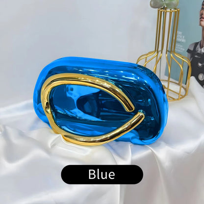 Acrylic Box Clutch Bag Women's Evening Handbag Wedding Party Purse