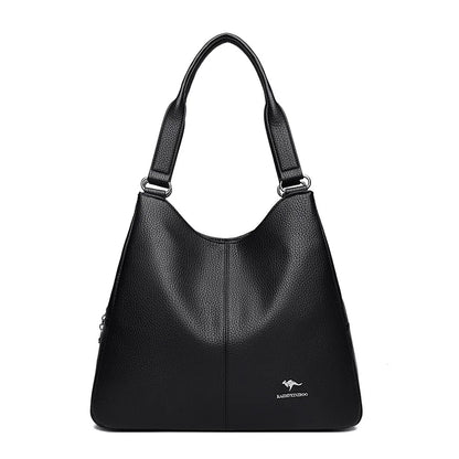 Leather Hobo Bag for Women – Large Top Handle Purse