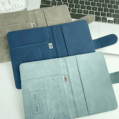RFID Passport Holder – Travel Wallet with Card Slots & Magnetic Snap