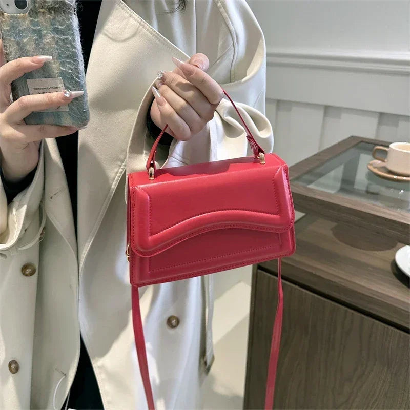 PU Leather Crossbody Bag for Women – Small Shoulder Handbag