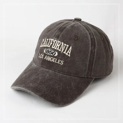 California 1850 Embroidered Baseball Cap – Washed Cotton Hat