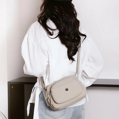 Women's Waterproof Nylon Crossbody Bag – Lightweight Small Square