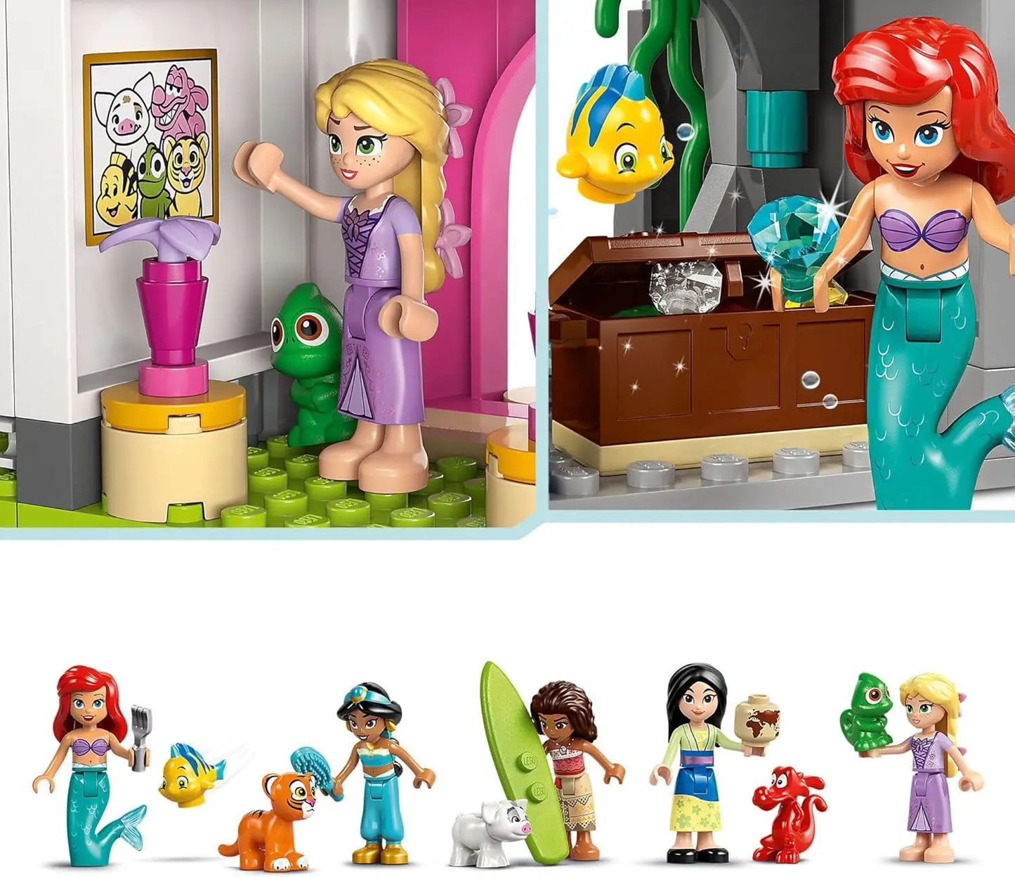 LEGO 43267 Disney Princess Castle & Royal Pets – 787 Pieces