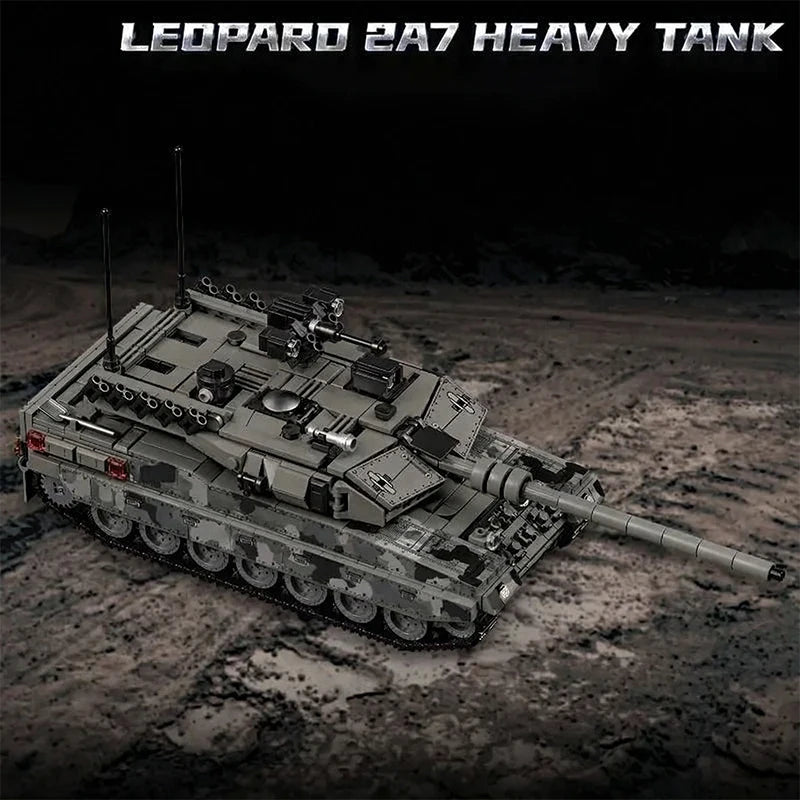 Leopard 2A7 Military Tank Building Blocks Set – 1007 Pieces