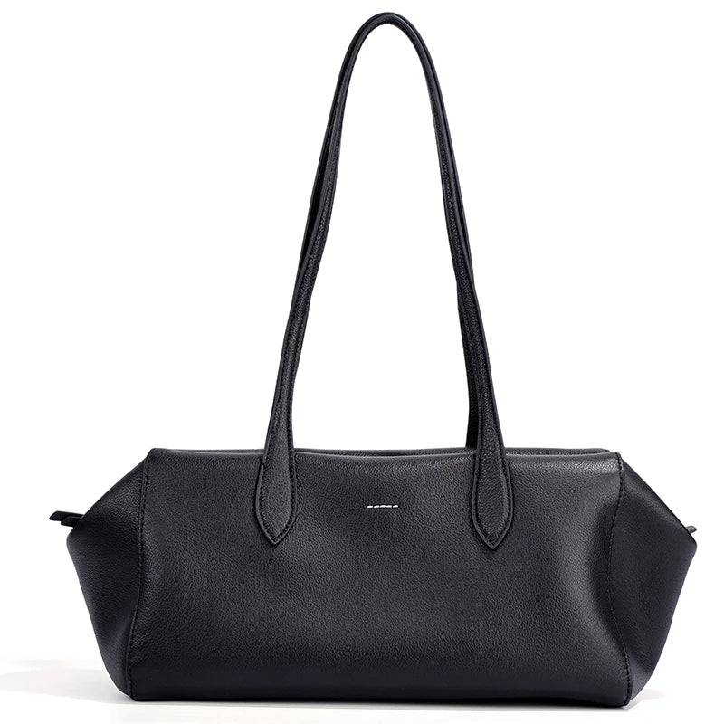 Genuine Leather Underarm Bag – Women's Top Grain Shoulder Bag