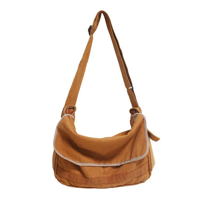 Canvas Messenger Bag – Large Capacity Women's Shoulder Bag