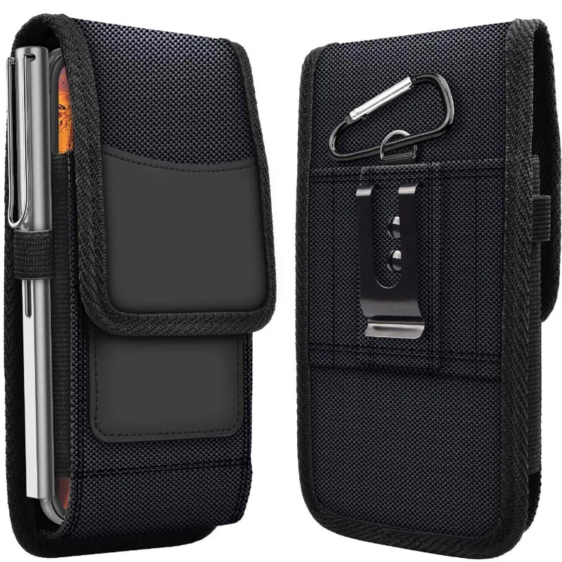 Nylon Cell Phone Waist Bag – Fanny Pack with Belt Loop for Men & Women