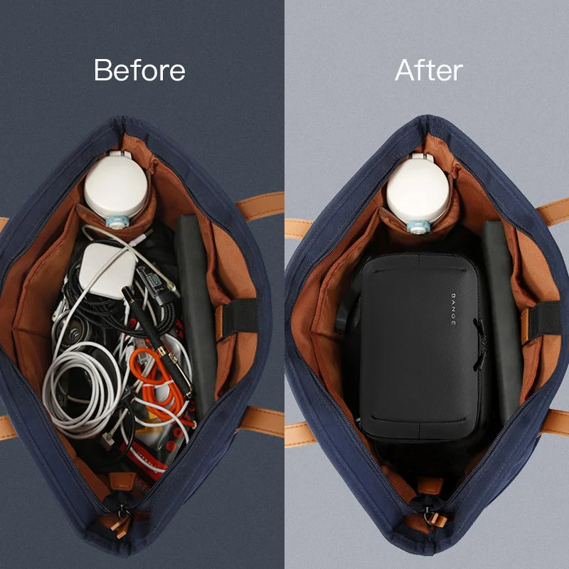 Waterproof Digital Organizer Pouch – Cable & Electronics Travel Bag