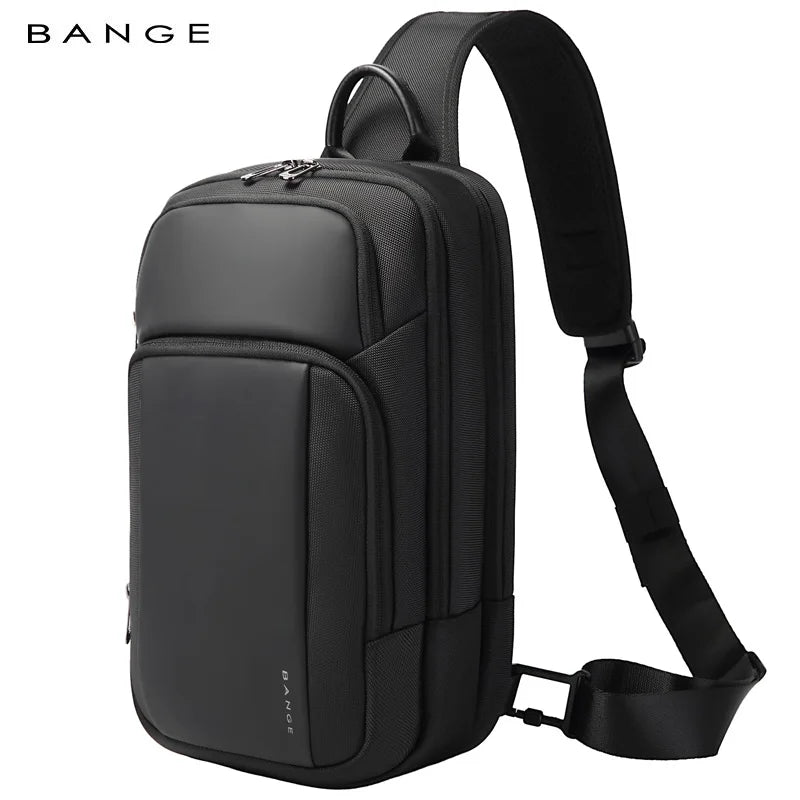 Bange Anti-Theft Sling Bag – Waterproof Crossbody Chest Bag for Men