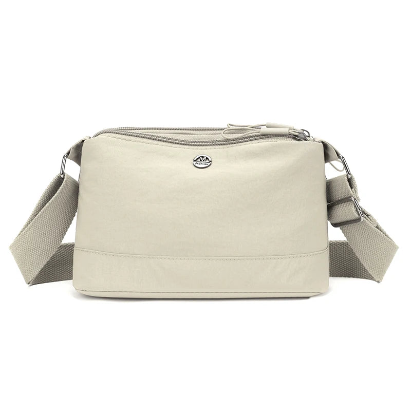 Women's Waterproof Nylon Crossbody Bag Large Capacity