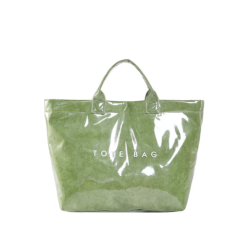 PVC Tote Bag for Women – Large Waterproof Shopper
