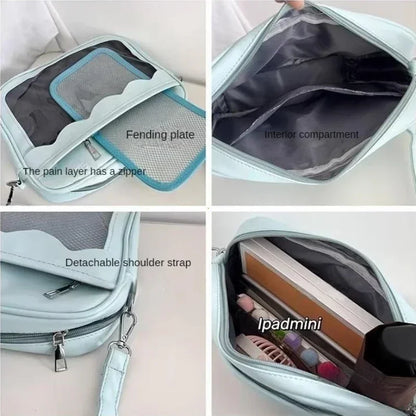 Harajuku Ita Bag for Women – Transparent PU Crossbody Bag