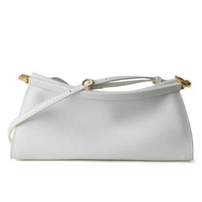 Women S Bags Genuine Leather Underarm Bag Handbag Small Design High-End Clip Simple Shoulder Vintage