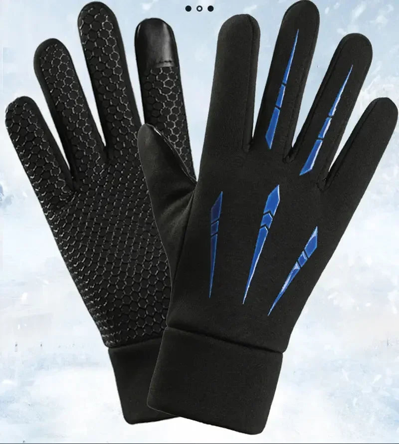 Winter Waterproof Men's Gloves – Windproof, Touchscreen & Non-Slip