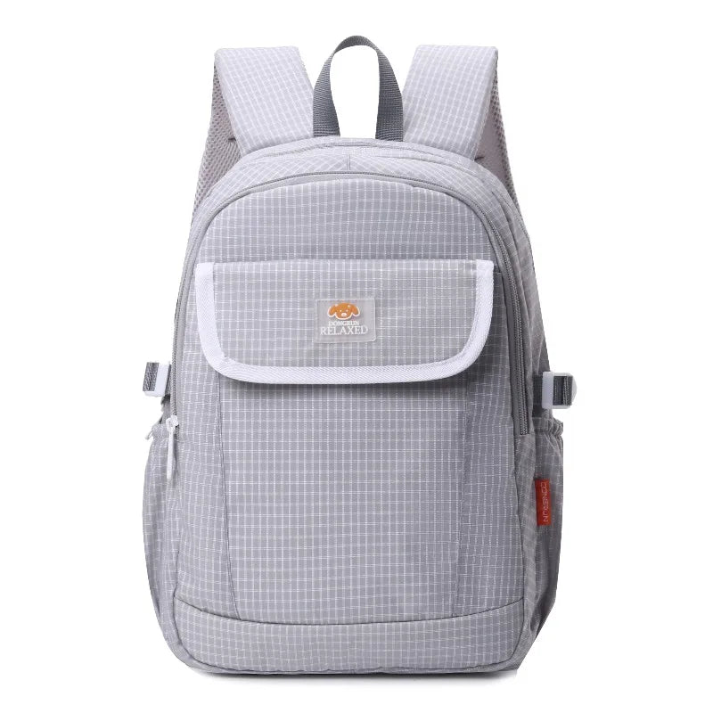 Nylon Women Backpack – Large Capacity Water-Resistant School & Travel Bag