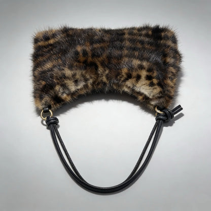 Faux Fur Shoulder Bag – Luxury Women's Crossbody Handbag