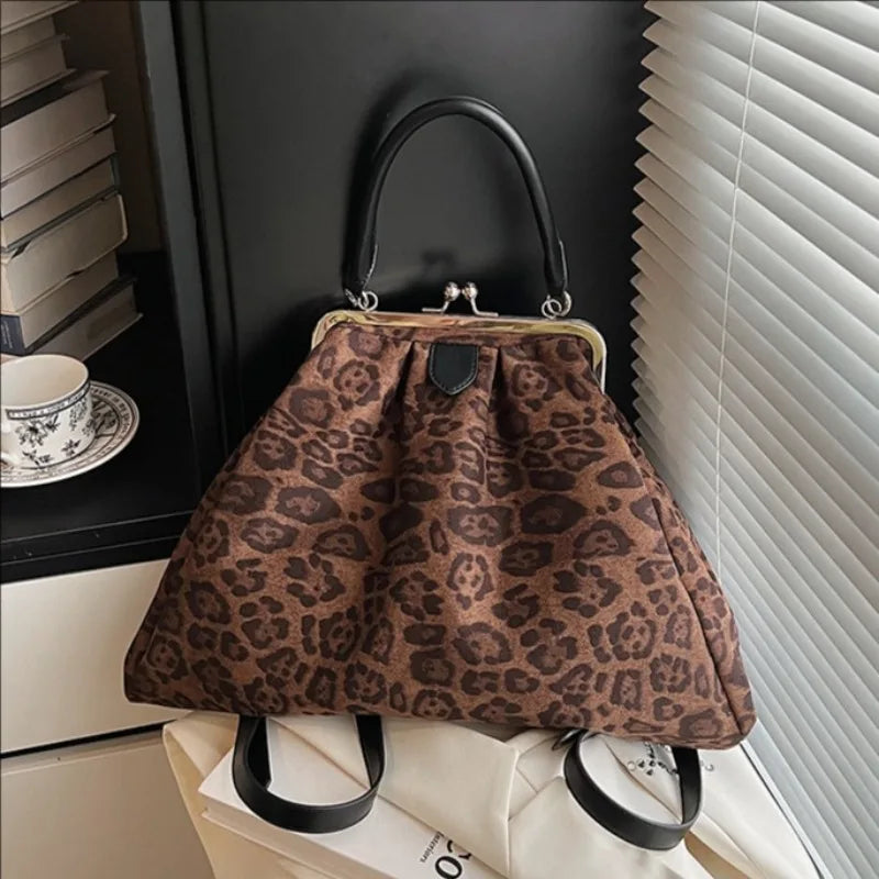 Kiss-Lock Handbag for Women – Multi-Style Shoulder & Crossbody Bag