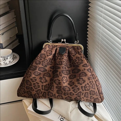 Kiss-Lock Handbag for Women – Multi-Style Shoulder & Crossbody Bag