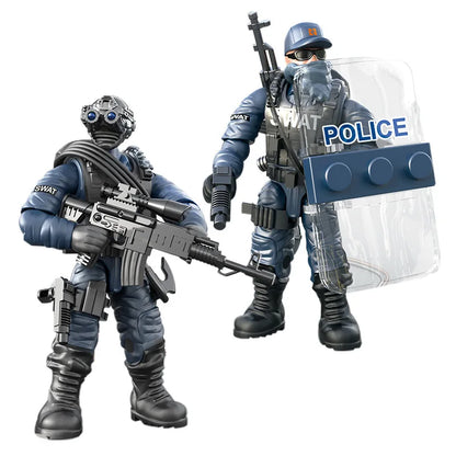 Military SWAT Soldier MOC Building Blocks – Army Figure Toy