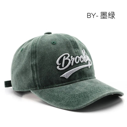 Baseball Cap Embroidery Breathable Retro Unisex Summer Hat