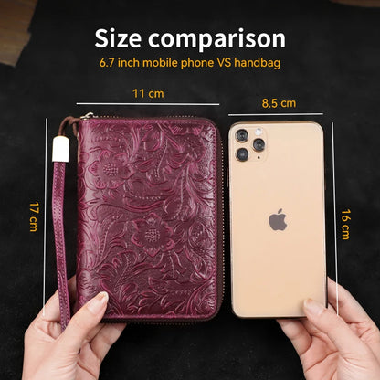 RFID Blocking Leather Passport Wallet & Card Holder