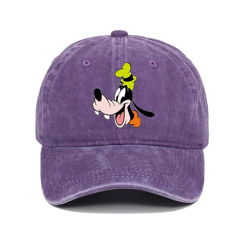 Cartoon Character Baseball Cap – Vintage Washed Unisex Hat