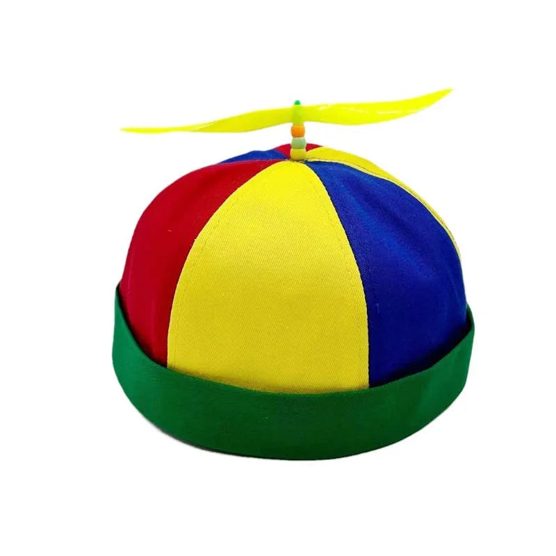 Propeller Beanie Hat – Colorful Helicopter Cap for Adults & Teens