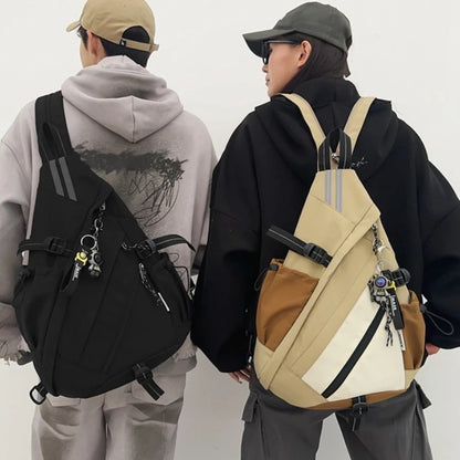 Men's Crossbody Sling Bag – Multi-Functional Sports Chest Pack