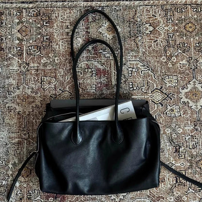 Women's Large Tote Bag Waterproof Nylon Multi-Layer Commuter