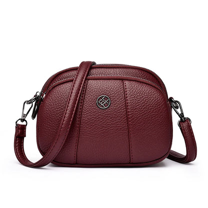 Soft Leather Crossbody Bag – Women's Luxury Shoulder Messenger Purse