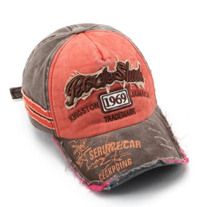 Retro Letter Embroidery Baseball Cap – Cotton Hip Hop Hat