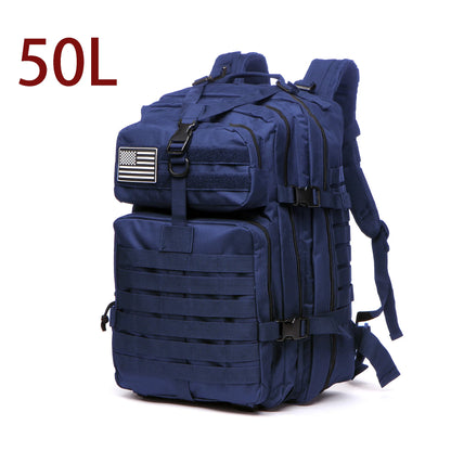 50L Tactical Backpack – Waterproof 1000D Nylon Hunting & Hiking Rucksack