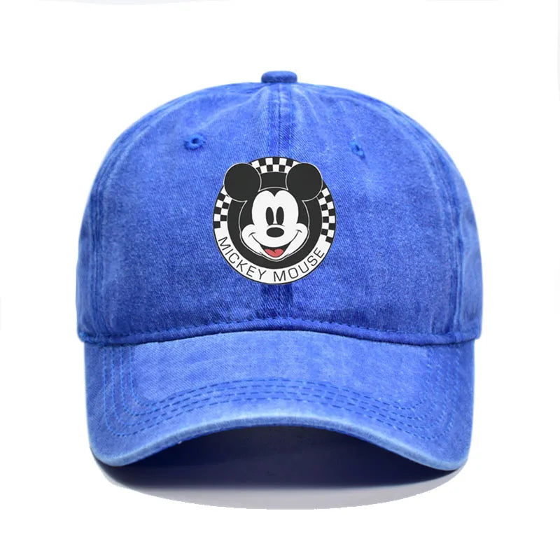 Unisex Mickey Mouse Print Kawaii Baseball Cap Wear Men Women Caps Vintage Trucker Hats Adjustable