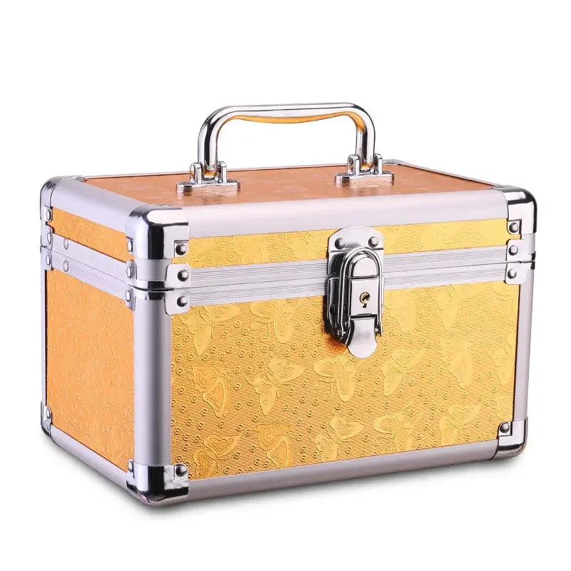 Professional Multilayer Makeup Case with Lock