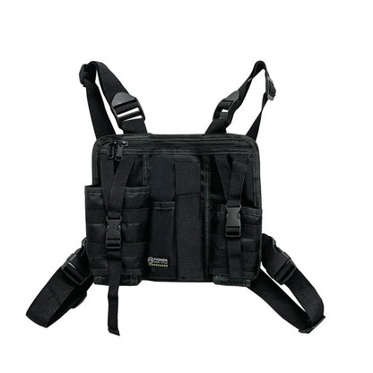 Tactical Chest Rig Bag – Multi-Pocket Nylon Vest Pack for Men