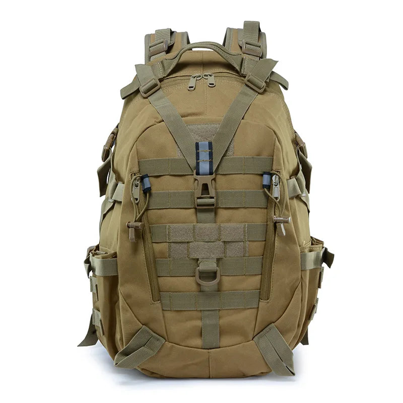Tactical MOLLE Hiking Backpack – Military Camping Rucksack for Men