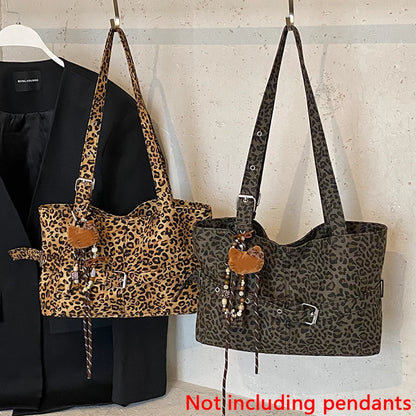 Leopard Print Large Capacity Women's Shoulder Bag
