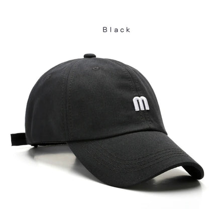 Snapback Cap Cotton Letter Embroidery – Unisex Summer Hat