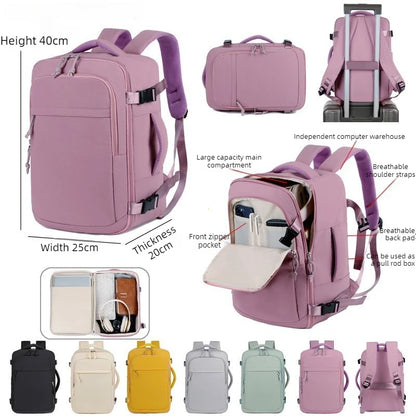 Airline Approved Travel Backpack – Large Capacity Carry-On Bag