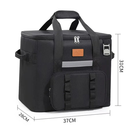 32L Large Insulated Cooler Bag – Leakproof Thermal Tote for Picnic