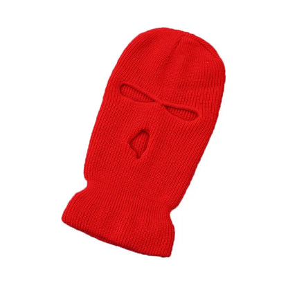 Balaclava Ski Mask – Full Face Cover, 3-Hole Windproof Knit Hat