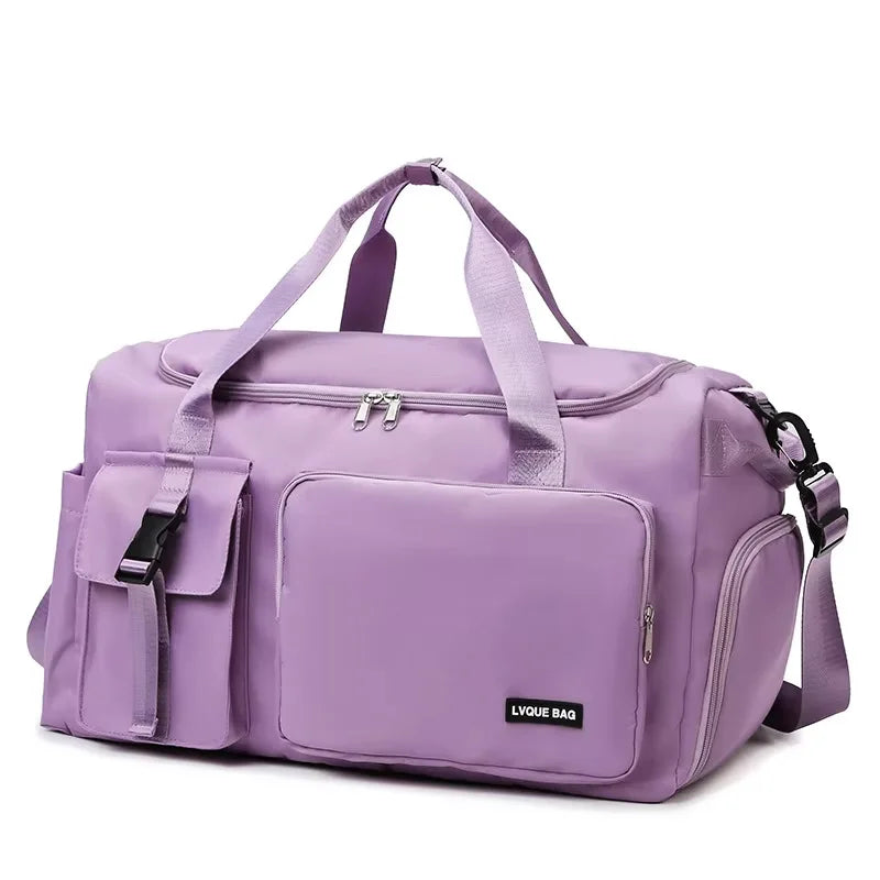 Women's Travel Duffle Bag – Multifunctional Gym & Weekender Backpack