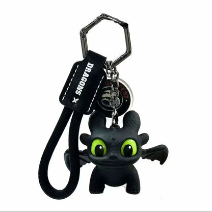 Toothless Dragon Keychain – Cute Glowing Car Ornament